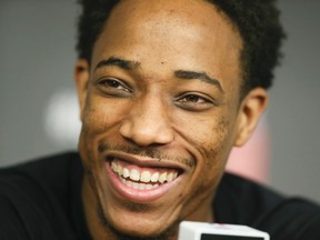 DeMar DeRozan had his best season ever and made the all-star team. 
Veronica Henri/Toronto Sun)