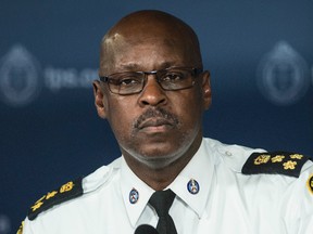 Toronto Police Chief Mark Saunders. (CRAIG ROBERTSON, Toronto Sun)