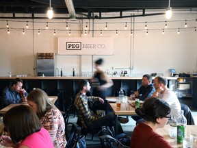 Peg Beer Co. in Winnipeg on Thu., May 26, 2016, is among the leaders in a burgeoning brewpub scene set to take hold in Winnipeg. (Kevin King/Winnipeg Sun/Postmedia Network)