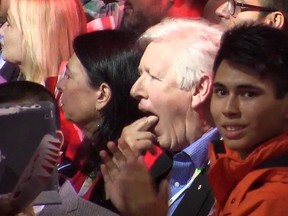 Former interim Liberal leader Bob Rae is shown in this still image taken from video from the 2016 Liberal Biennial Convention Winnipeg Saturday, May 28, 2016. THE CANADIAN PRESS