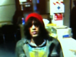 Toronto Police released this image of a man sought for voyeurism May 17 at a business at Shaw and Queen Sts.