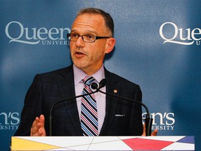 Dr Steven Liss, vice-principal research at Queen's University at Richardson Hall, Queen's University on Thursday June 11, 2015. Julia McKay/The Kingston Whig-Standard/Postmedia Network