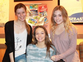 Local Sarnia teens Olivia Musico, Steph Shaw and Randi Babcock are sharing their stories about their struggles with eating disorders in an attempt to help others who are suffering to come forward and get help. Carl Hnatyshyn/Postmedia Network