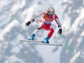 Canada's Jan Hudec skis in the Men's Super G at the Sochi Winter Olympics in Krasnaya Polyana, Russia, Sunday, Feb. 16, 2014. (THE CANADIAN PRESS/Jonathan Hayward)