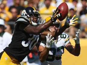 Kevin Fogg (30) as a Pittsburgh Steeler in 2015.