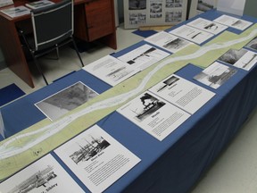 Sombra Museum's latest exhibition, Shipbuilding and Shipwrecks in St. Clair Township and Marine City, features a map of the numerous shipwrecks that took place in the St. Clair River in the 19th and 20th centuries.
CARL HNATYSHYN/SARNIA THIS WEEK