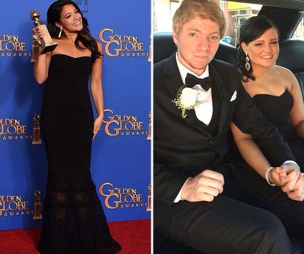 Buffalo, NY teen wears Gina Rodriguez's Golden Globes dress to prom