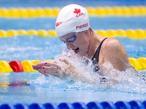 Canadian Olympic swimmer Annamay Pierse was never the same after contracting dengue fever at the Commonwealth Games in New Delhi in 2010. (Postmedia Network/Files)