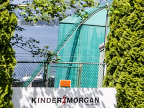 Kinder Morgan's Westridge Marine Terminal in Burnaby, B.C., is pictured in this file undated photo. (24 Hours Vancouver photo)