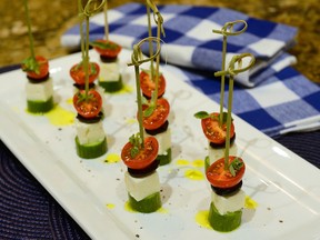 Greek Salad Skewers. (MORRIS LAMONT, The London Free Press)