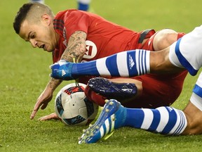 It might be wise for Toronto FC to hold its star Sebastian Giovinco out of the lineup tonight. (CP)