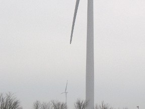 A wind turbine near Chatham. (POSTMEDIA NETWORK)