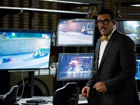 Tyler Perry as Baxter Stockman in a scene from "Teenage Mutant Ninja Turtles: Out of the Shadows."