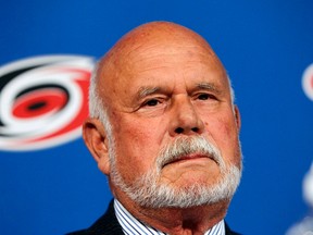 Hurricanes owner Peter Karmanos is being sued by three of his sons for more than $100 million. The lawsuit was filed last week in a court in Oakland County, Mich., where he lives. (Chris Seward/The News & Observer via AP/Files)
