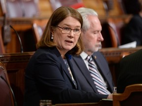 Health Minister Jane Philpott to testifies about the federal government's controversial bill on assisted dyingl before the entire Senate in Ottawa, Wednesday, June 1, 2016. THE CANADIAN PRESS/Adrian Wyld