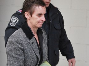 Cecile Fournel of Timmins, seen here in this file photo from 2012, was released from prison on Monday. Fournel had been given a combined sentence of five years for setting fire to her daughter-in-law’s home and administering a noxious substance. At a parole hearing held in Kitchener last week, Fournel won the right to be assigned to a halfway-house for the next six months.