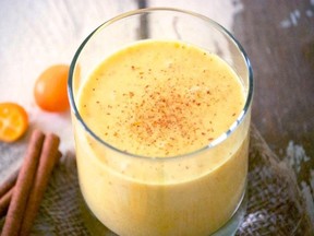 Tumeric Smoothie. (Recipe courtesy Karen Foster, holistic nutritionist at Preventdisease.com)