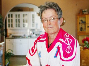 Shirley Cameron shown here in a 2005 portrait, will be inducted into the Alberta Sports Hall of Fame on Friday in Red Deer. (File)