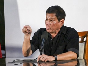 the president-elect of the Philippines, Rodrigo Duterte