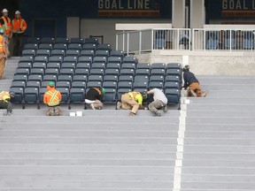 Coming improvements to Investors Group Field will include a Walk of Fame. (CHRIS PROCAYLO/Winnipeg Sun)
