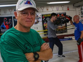 Cabbagetown Boxing Club coach Peter Wylie at the club on Lancaster Ave. on June 4, 2016. (Dave Thomas/Toronto Sun)