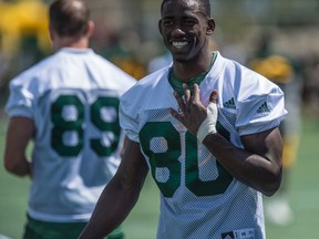 Bryant Mitchell. Eskimos Fan Day at Clark Park featured a team practice and then an autograph session with the players.