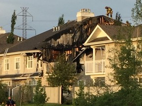 Fire destroys condo unit and forces evacuation of building in south Edmonton twitter.com/rockstar_baby