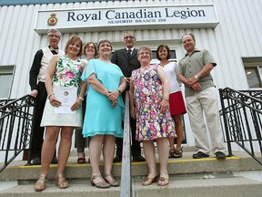 Some of the retirees and teachers that were entering their 25th year of teaching were acknowledged for their achievements last week.(Shaun Gregory/Huron Expositor)