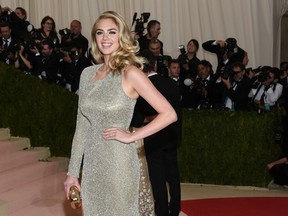 Kate Upton arrives at The Metropolitan Museum of Art Costume Institute Benefit Gala, celebrating the opening of "Manus x Machina: Fashion in an Age of Technology" on Monday, May 2, 2016, in New York. (Photo by Evan Agostini/Invision/AP)