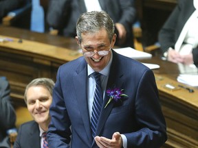 Premier Brian Pallister speaks to the house last week. (Brian Donogh/Winnipeg Sun file photo)