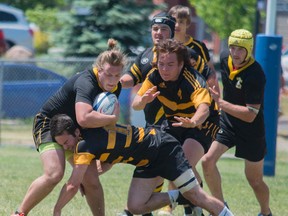 The La Salle Black Knights lost 24-12 to Trenton in the gold-medal game at the OFSAA double-A rugby championship in Cobourg. (Postmedia Network)