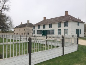 Some of the historic buildings that visitors can walk through at Lower Fort Garry, a national historic site north of Winnipeg that showcases life at the fort in the 1850s. THE CANADIAN PRESS/Steve Lambert