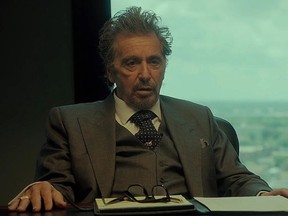 Al Pacino in a scene from Misconduct. (Handout photo)