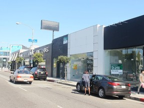 The space where the current L.A. DASH store now resides on trendy Melrose Avenue. (Owen Beiny/WENN.COM)