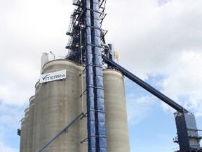 The new Viterra grain terminal grand opening ceremonies featured a horse-drawn wagon to illustrate the historical significance of the industry on the region. (Konrad Junikiewicz/Postmedia Network)