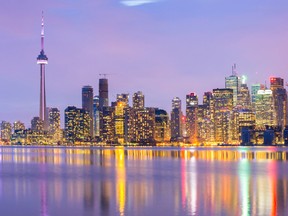 The Toronto skyline. (Postmedia handout file photo)