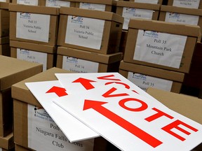 The Ontario government has committed to providing municipalities with the option of using ranked ballots in future elections, starting in 2018, as an alternative to the current system. (Postmedia Network file photo)