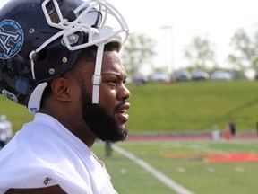 Bryan Hall was a major off-season piece the team acquired in free agency from Hamilton. (Toronto Argonauts/Photo)