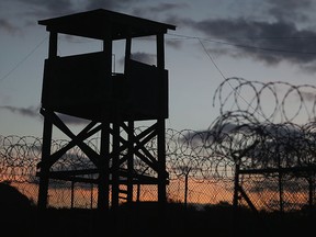 A watch tower is seen in the currently closed Camp X-Ray which was the first detention facility to hold "enemy combatants" at the U.S. Naval Station on June 27, 2013 in Guantanamo Bay, Cuba. (Photo by Joe Raedle/Getty Images)