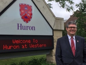Barry Craig starts his new job as Huron University College principal on July 1. (DEBORA VAN BRENK, The London Free Press)