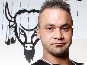 Wrestler Teddy Hart, grandson of Stu Hart, is pictured at the Tsuu T'ina reserve in Calgary, Alberta on September 8, 2011 where they are going to relaunch Stampede Wrestling. (Leah Hennel, Calgary Herald)