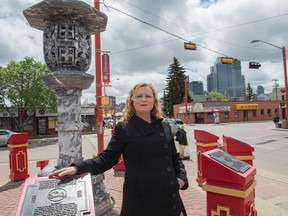 Shannon Berry is co-organizer of an initiative to build awareness and revitalize Chinatown. Shaughn Butts / POSTMEDIA NEWS NETWORK