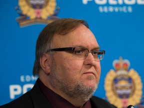 The Edmonton Police Service has once again partnered with the Canada Revenue Agency (CRA) to address the latest tactics being used by fraudulent telephone scammers claiming to be the CRA. Randy Westerman with Canada Revenue on June, 9 2016 in Sherwood Park. Greg Southam/POSTMEDIA NEWS NETWORK