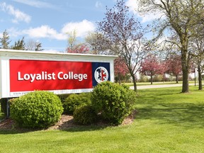 Loyalist College sign