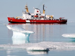 The Canadian Coast Guard medium icebreaker Henry Larsen Wednesday August 25, 2010 on Allen Bay as Prime Minister Stephen Harper tours Resolute during his annual Northern Tour. (ANDRE FORGET/Postmedia Network files)