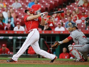 Adam Duvall hit 11 home runs in May and has added four more already this month. (AP)