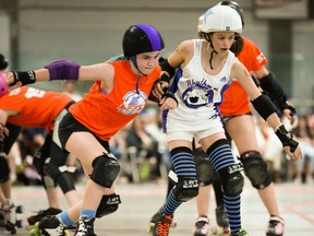 Ottawa's Junior Roller Derby team matches elbows with Montreal's Rhythm and Bruise