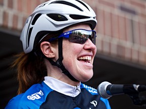 Olympian Clara Hughes. (Codie McLachlan/Postmedia Network)