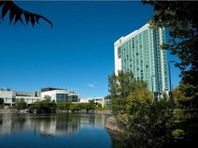 The Hilton Lac-Leamy in Gatineau, connected to the Casino du Lac-Leamy, is a convention hotel and an urban resort. (Courtesy Marie-Andrée Blais / Casino du Lac-Leamy)