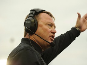 Saskatchewan Roughriders head coach Chris Jones, as well as most of his coaching staff and a handful of Riders players, took delivery of their Edmonton Eskimos Grey Cup rings over the past couple of days. (The Canadian Press)